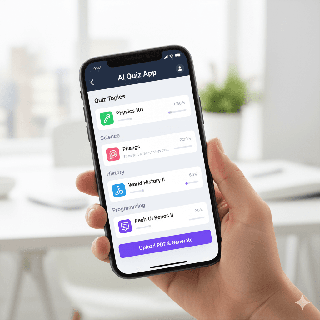 AI Quiz App (iOS)